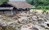 Hình ảnh tan hoang sau mưa lũ ở Lục Yên, Yên Bái