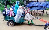 Hình ảnh tan hoang sau mưa lũ ở Lục Yên, Yên Bái
