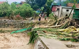 Hình ảnh tan hoang sau mưa lũ ở Lục Yên, Yên Bái