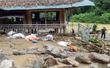 Hình ảnh tan hoang sau mưa lũ ở Lục Yên, Yên Bái