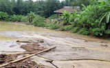 Hình ảnh tan hoang sau mưa lũ ở Lục Yên, Yên Bái
