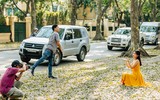 Mùa thu trên những con phố ở Hà Nội