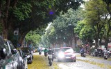 Mùa thu trên những con phố ở Hà Nội