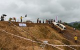 Những pha xử lý đầy kịch tính tại giải đua xe địa hình ở Hà Nội