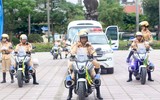Những nữ cảnh sát giao thông xinh đẹp sẽ dẫn đoàn, phục vụ Đại hội Đảng