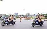 Những nữ cảnh sát giao thông xinh đẹp sẽ dẫn đoàn, phục vụ Đại hội Đảng