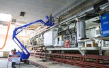 Cận cảnh máy đào hầm tuyến đường sắt đô thị Nhổn - ga Hà Nội 