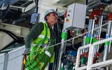 Cận cảnh máy đào hầm tuyến đường sắt đô thị Nhổn - ga Hà Nội 