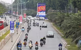 Hà Nội rực rỡ cờ hoa chào mừng Đại hội đại biểu toàn quốc lần thứ XIII của Đảng