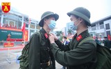 Tân binh Công an rạng rỡ trong ngày hội tòng quân