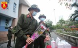 Tân binh Công an rạng rỡ trong ngày hội tòng quân