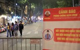 Tăng cường công tác phòng chống dịch Covid-19 ở phố đi bộ Hồ Gươm