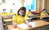 Diễn tập phòng chống dịch Covid-19, sẵn sàng cho kỳ thi tốt nghiệp THPT 