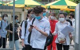 Thí sinh vui vẻ, thoải mái sau khi kết thúc ngày thi đầu tiên 