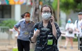 Thí sinh vui vẻ, thoải mái sau khi kết thúc ngày thi đầu tiên 