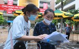 Thí sinh vui vẻ, thoải mái sau khi kết thúc ngày thi đầu tiên 