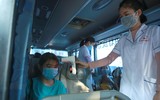 Chốt kiểm soát dịch Covid-19 tại cửa ngõ Hà Nội