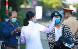 Chốt kiểm soát dịch Covid-19 tại cửa ngõ Hà Nội