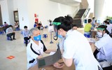 [Ảnh] Cận cảnh chiến dịch tiêm vaccine phòng Covid-19 lớn nhất lịch sử tại Hà Nội