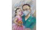 Tuổi thơ trong đại dịch Covid-19 qua tranh của Lê Sa Long