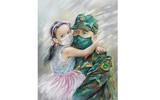 Tuổi thơ trong đại dịch Covid-19 qua tranh của Lê Sa Long
