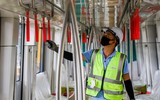 Cận cảnh bên trong tàu metro Nhổn - ga Hà Nội