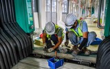 Cận cảnh bên trong tàu metro Nhổn - ga Hà Nội