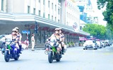 Những hình ảnh Công an Hà Nội xuất quân đảm bảo ANTT, bảo vệ SEA Games 31