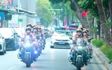 Những hình ảnh Công an Hà Nội xuất quân đảm bảo ANTT, bảo vệ SEA Games 31