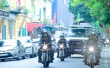 Những hình ảnh Công an Hà Nội xuất quân đảm bảo ANTT, bảo vệ SEA Games 31