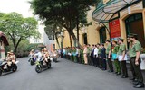 Những hình ảnh Công an Hà Nội xuất quân đảm bảo ANTT, bảo vệ SEA Games 31