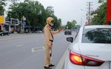 Công an Phú Thọ siết chặt an ninh, đảm bảo ATGT khu vực Sân vận động Việt Trì 