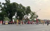 Công an Phú Thọ siết chặt an ninh, đảm bảo ATGT khu vực Sân vận động Việt Trì 