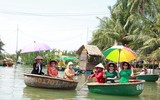 Trải nghiệm rừng dừa trên thuyền thúng ở Hội An 