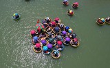 Trải nghiệm rừng dừa trên thuyền thúng ở Hội An 