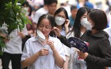 Thí sinh Hà Nội vui mừng sau môn thi cuối của Kỳ thi tốt nghiệp THPT 
