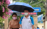Thí sinh Hà Nội vui mừng sau môn thi cuối của Kỳ thi tốt nghiệp THPT 