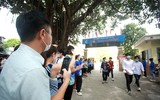 Thí sinh Hà Nội vui mừng sau môn thi cuối của Kỳ thi tốt nghiệp THPT 