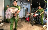Lực lượng Công an giúp người dân miền Trung ứng phó với bão Noru