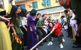 Hào hứng, sôi nổi hội thi kéo co tại Công an Hà Nội