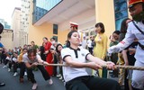 Hào hứng, sôi nổi hội thi kéo co tại Công an Hà Nội