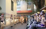 Ra quân đảm bảo an toàn giao thông dịp tết và lễ hội xuân 2023 tại Hà Nội