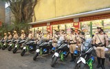 Ra quân đảm bảo an toàn giao thông dịp tết và lễ hội xuân 2023 tại Hà Nội