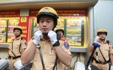 Ra quân đảm bảo an toàn giao thông dịp tết và lễ hội xuân 2023 tại Hà Nội
