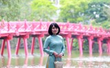 Phụ nữ Công an Thủ đô đẹp rạng ngời tại Lễ hội Áo dài du lịch Hà Nội