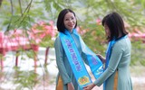 Phụ nữ Công an Thủ đô đẹp rạng ngời tại Lễ hội Áo dài du lịch Hà Nội