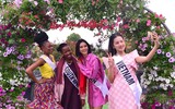 Dàn mỹ nhân Hoa hậu Du lịch thế giới khoe sắc tại Festival hoa Mê Linh