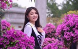 Dàn mỹ nhân Hoa hậu Du lịch thế giới khoe sắc tại Festival hoa Mê Linh