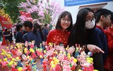 Học sinh Hà Nội hào hứng trải nghiệm Tết xưa