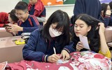 Học sinh Hà Nội hào hứng trải nghiệm Tết xưa